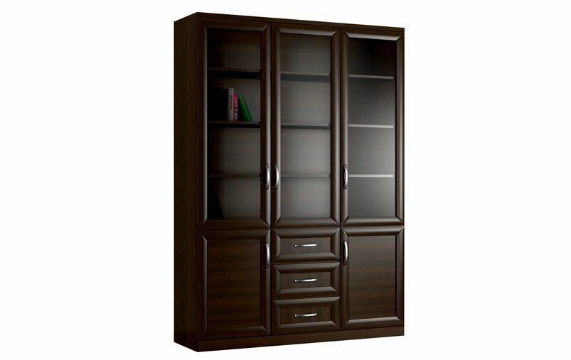 фото Книжный шкаф Библиограф-2 №3 Клен 80x40x240