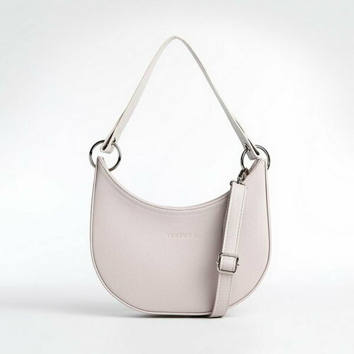 фото Сумка багет textura, бежевый