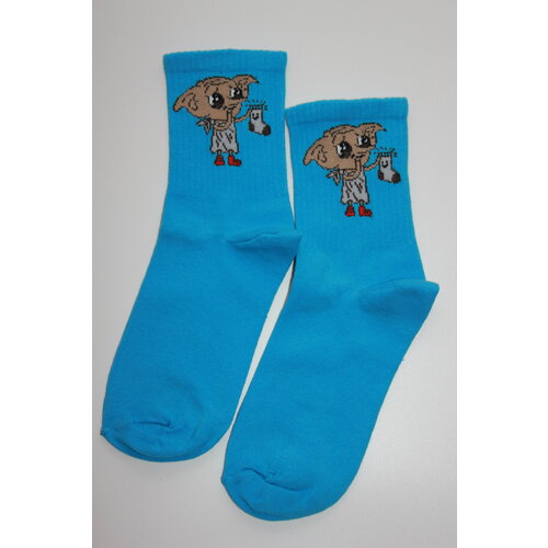 фото Носки frida, размер 36-43, бирюзовый, бордовый