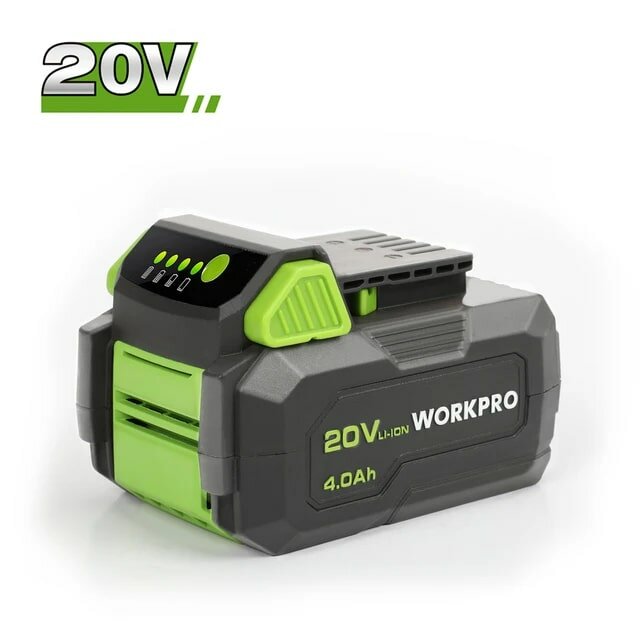 Аккумуляторная батарея WORKPRO 20V 2Ah для электроинструмента литий-ионный аккумулятор