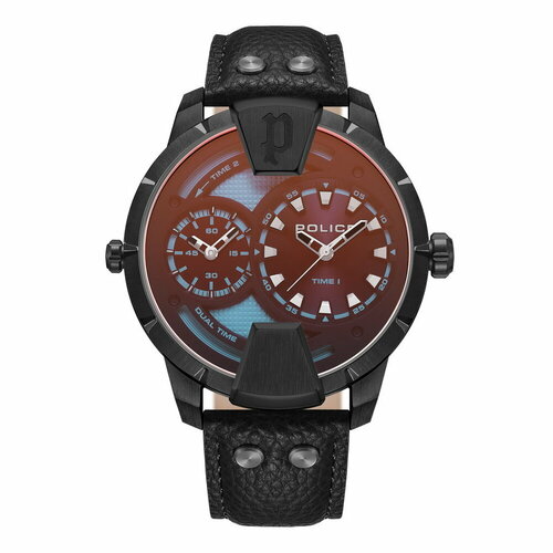 наручные часы police черный фиолетовый Наручные часы Police PEWJA0022001, черный