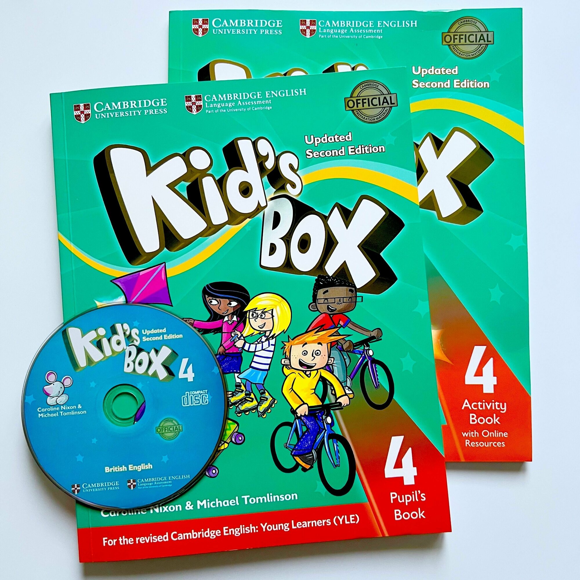 Комплект Kid's Box 4 Updated Second Edition (Pupil's book + Activity book)+ CD