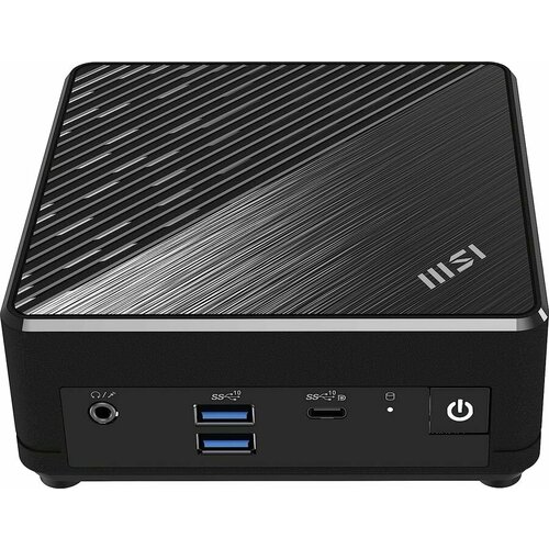 Неттоп MSI Cubi N ADL-016BRU, Intel N200, Intel UHD Graphics, noOS, черный [936-b0a911-040] неттоп msi cubi n adl 018ru intel n200 ddr4 4гб 128гб ssd intel uhd graphics windows 11 professional черный 9s6 b0a911 018