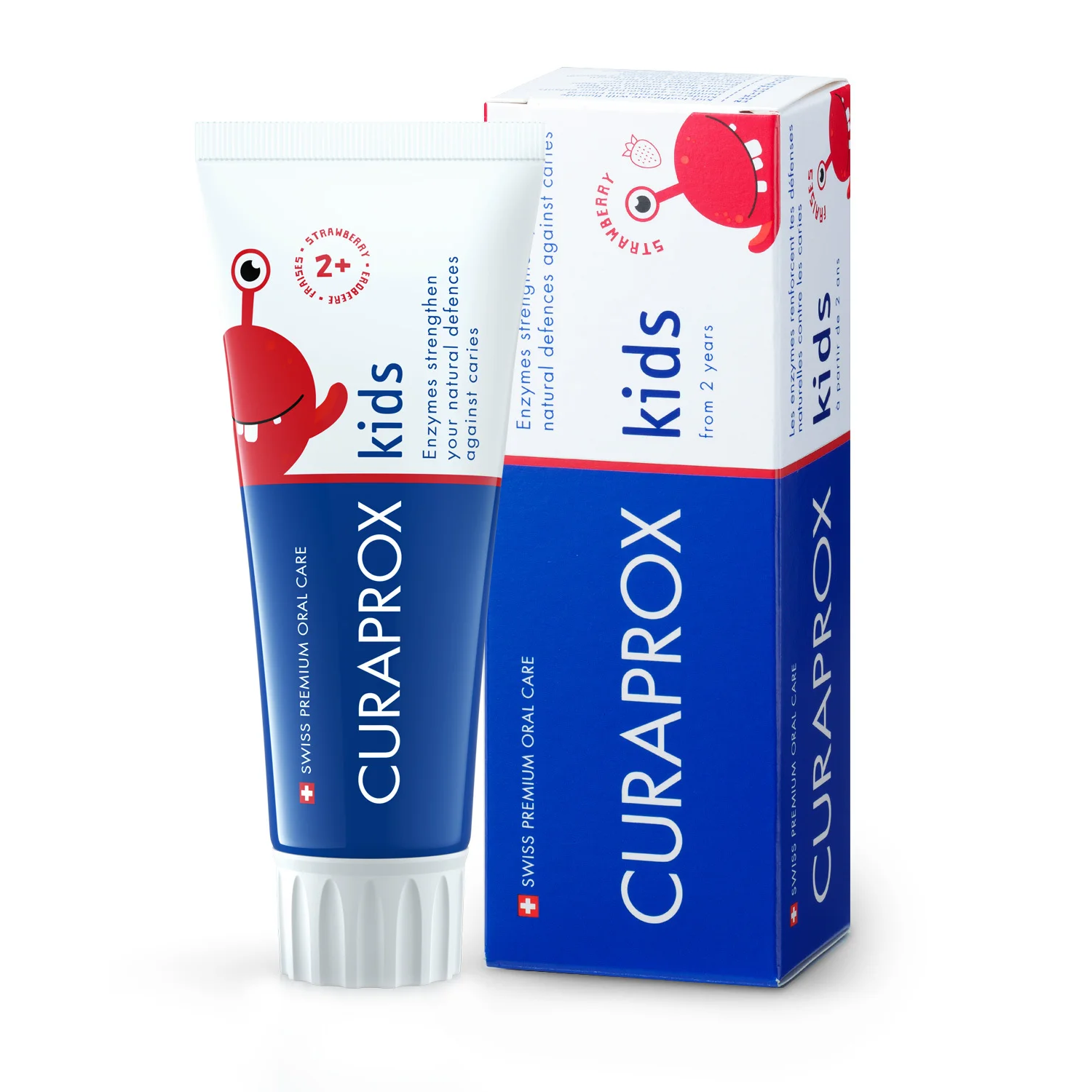 Curaprox Зубная паста со вкусом клубники Kids Zero с 2х лет, 60 мл (Curaprox, ) - фото №11