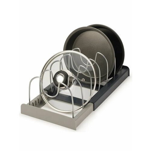 Раздвижная подставка-держатель для крышек и посуды