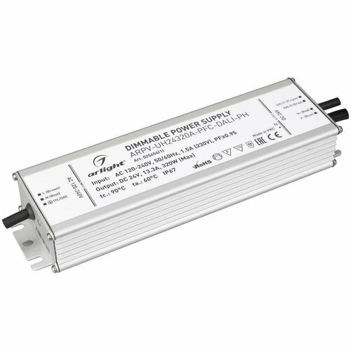 Arlight Блок питания ARPV-UH24320A-PFC-DALI-PH (24V, 13.3A, 320W) 025654(1)