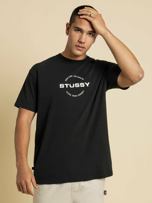 Футболка Stussy, размер M, черный