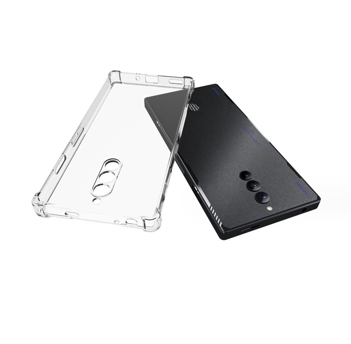 Чехол накладка-бампер MyPads, для ZTE Nubia Red Magic 8S Pro / Pro Plus ультра-тонкий из мягкого качественного силикона, прозрачный — фото 1