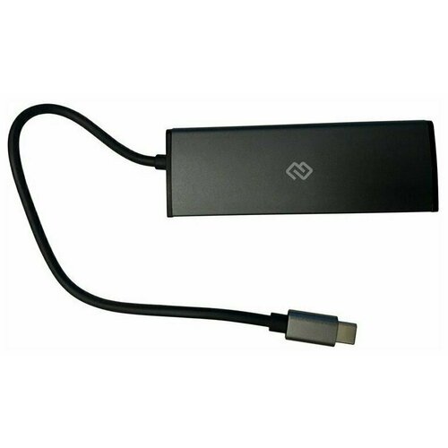 USB-концентратор Digma HUB-2U3.0СAU-UC-G 5порт. (серый) apogee mic разъем usb type c серый