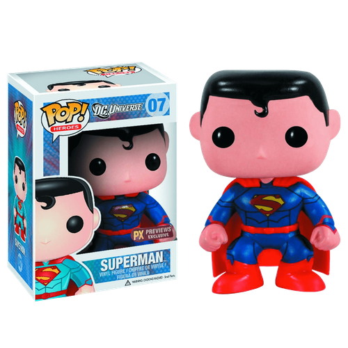 Фигурка Funko POP Superman New 52 со стикером (Vaulted) (Эксклюзив Previews) из комиксов DC Comics 07