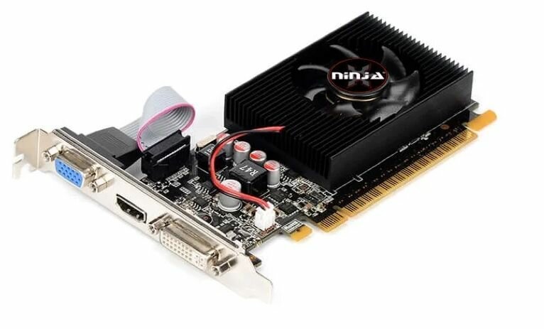 Видеокарта Ninja (Sinotex) R5 230 (160SP) 2GB DDR3 64BIT DVI HDMI CRT