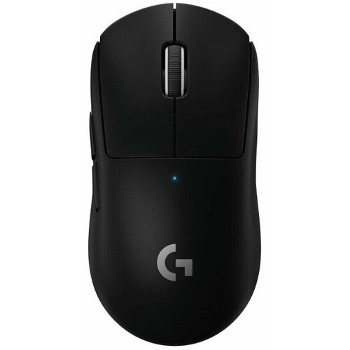 Logitech Мышь Logitech G PRO X SUPERLIGHT черный оптическая (25600dpi) беспроводная USB (4but) мышь logitech pro x superlight черный