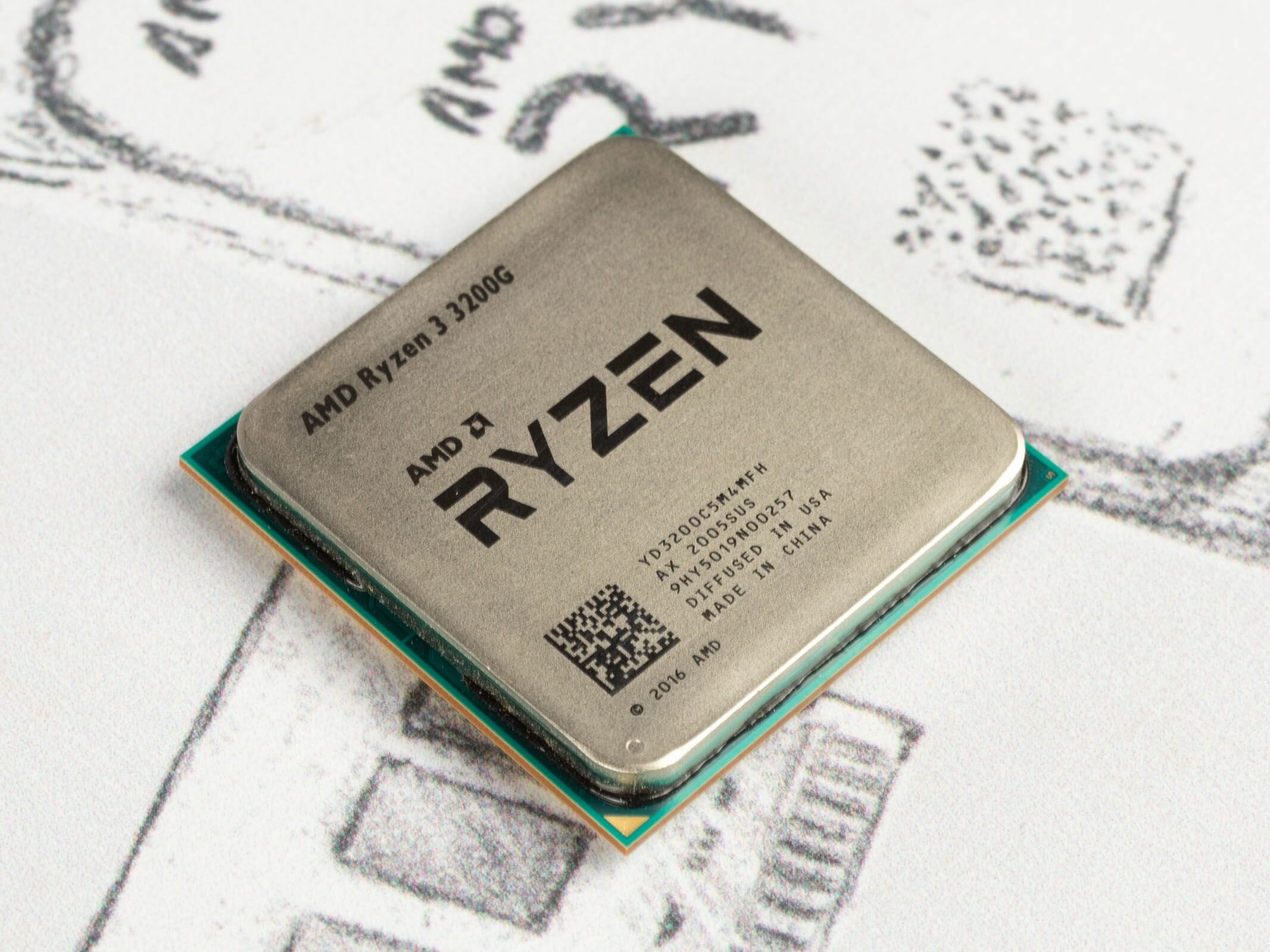 Процессор AMD Ryzen 3 3200G AM4 4 x 3600 МГц