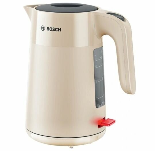 Электрический чайник Bosch "MyMoment" 1,7л, 2400Вт, пластик, бежевый, TWK2M167