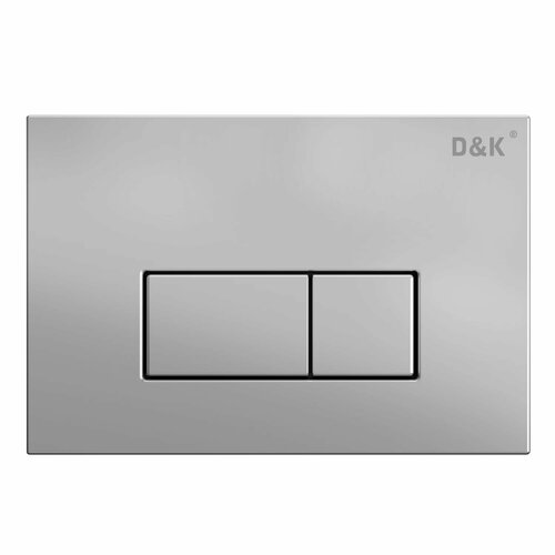 D&K Клавиша смыва D&K Rhein (арт. инсталл DI8050127), матовый хром (DB1499002)