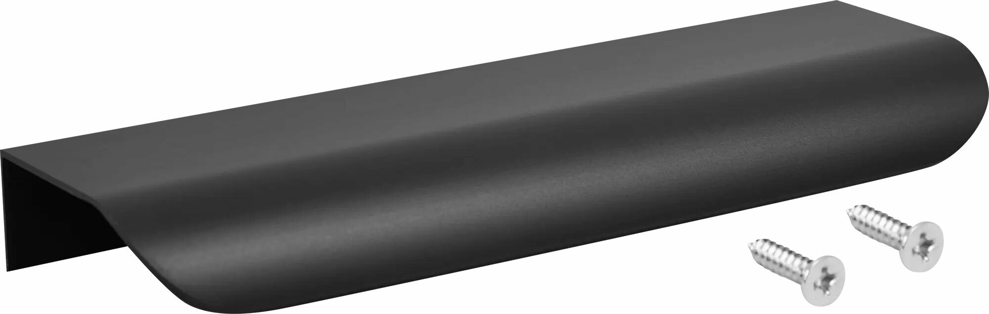 Ручка-профиль Inspire Oslo 96 мм, цвет черный матовый - фотография № 4