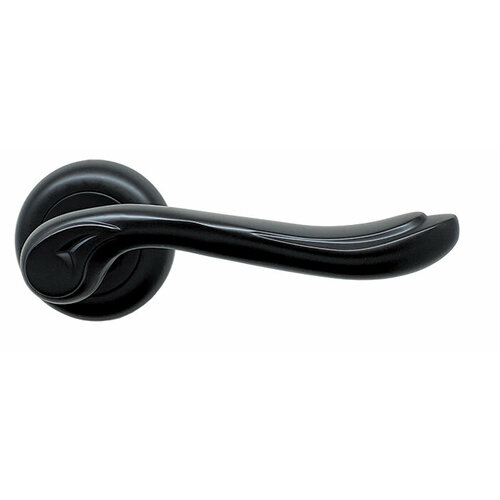 Ручка WAVE (8185), чёрный, (круглая розетка),1шт, левая