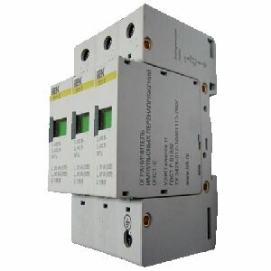 Ограничитель перенапряжения ОПС1-C 3P IEK MOP20-3-C