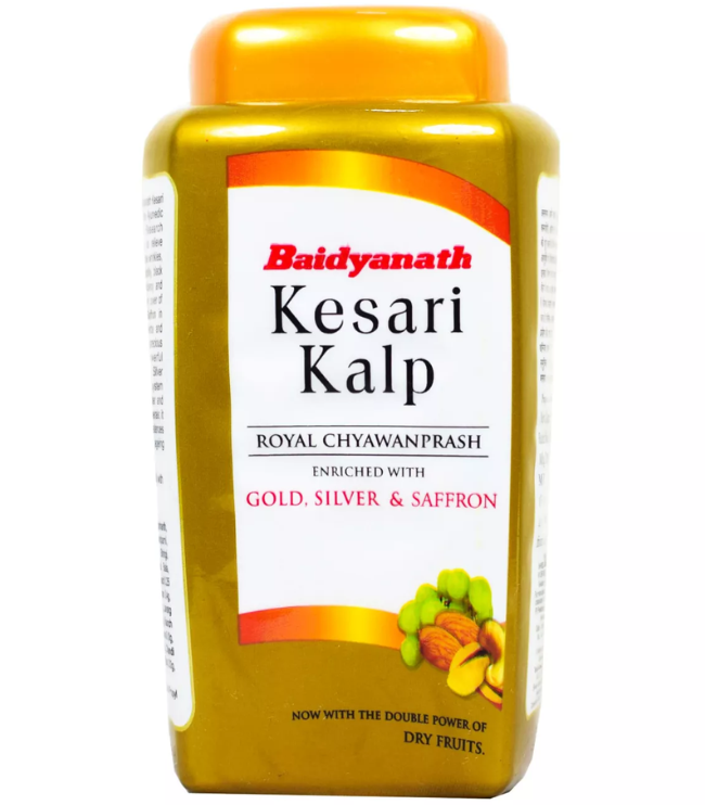 Кесари Кальп Чаванпраш с золотом, серебром и шафраном (Kesari Kalp Chyawanprash) Baidyanath, 500 г