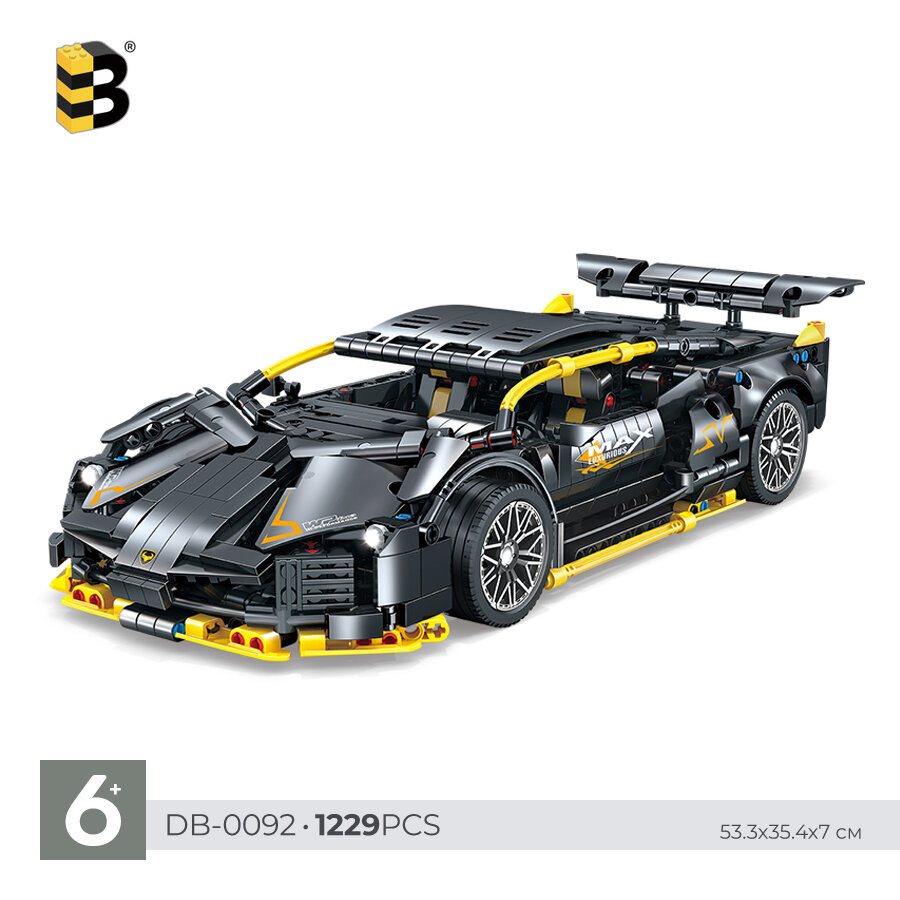 Конструктор B Technic / спорткар Lamborghini Sian FKP 37/ 1:14, 1229 деталей