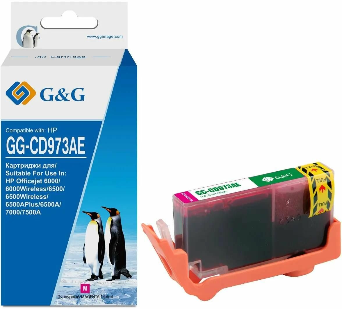 Картридж G&G GG-CD973AE, пурпурный / GG-CD973AE