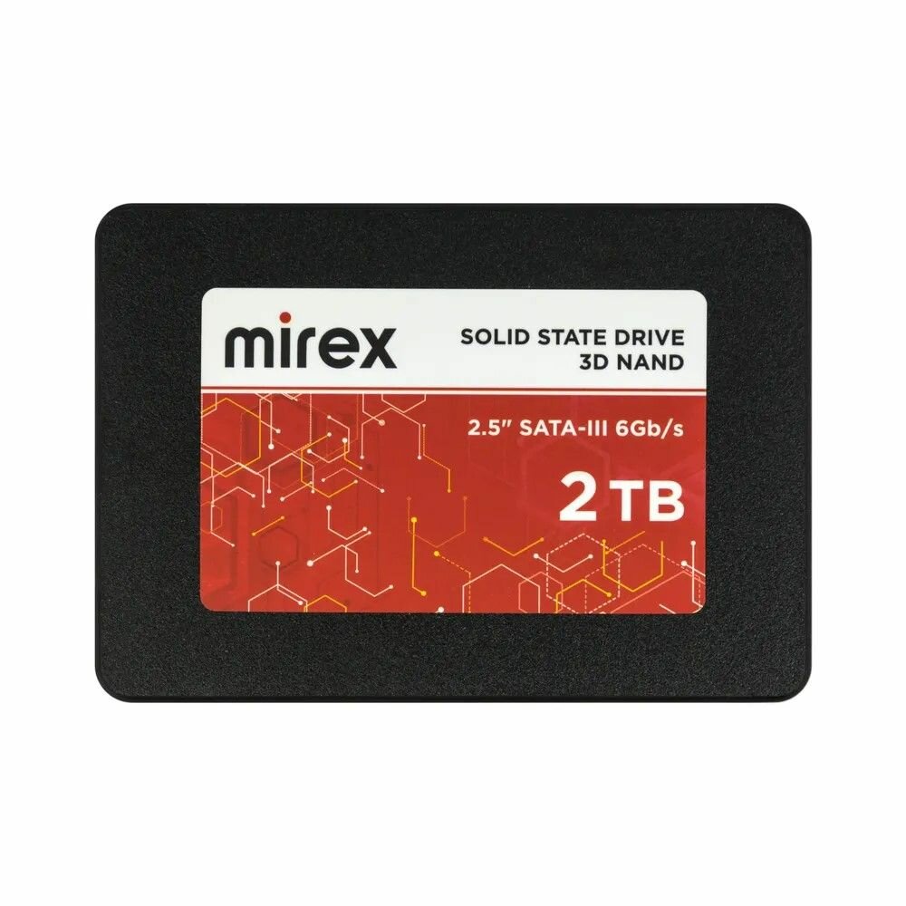 Внутренний SSD-диск 2.5" Mirex 2TB SATA-III (SA500), накопитель SSD