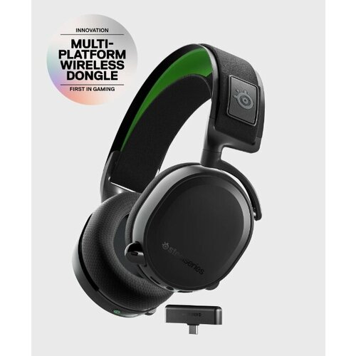 Компьютерная гарнитура SteelSeries arctis 7X+ черный