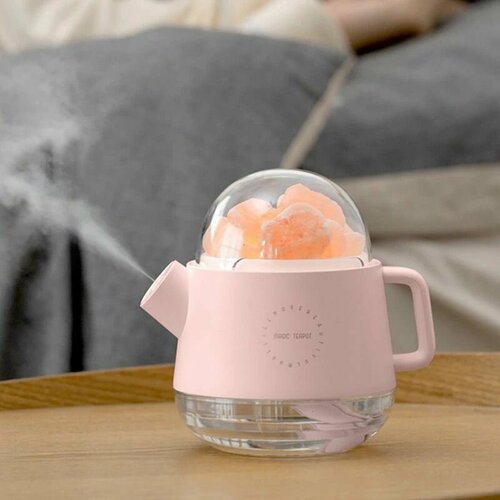 Увлажнитель воздуха в виде чайника с соляными минералами Розовый 109900₽