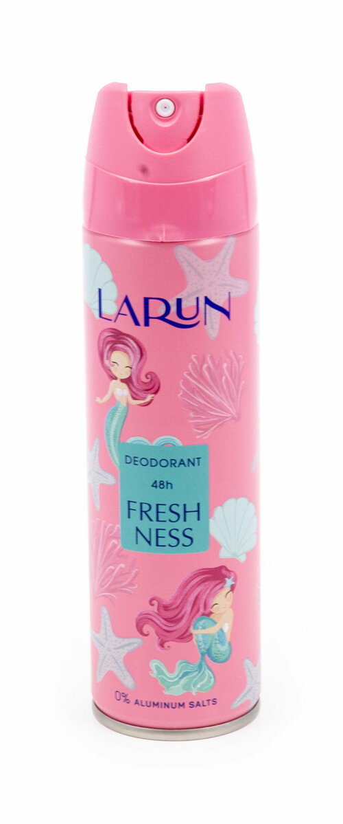 Дезодорант женский Larun / Ларун Freshness спрей 150мл / защита от пота и запаха