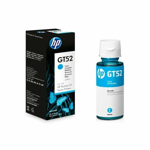 Чернила GT52 для HP Ink Tank 315, 410, 415, 115, 319, 419, 310 M0H54AE голубые