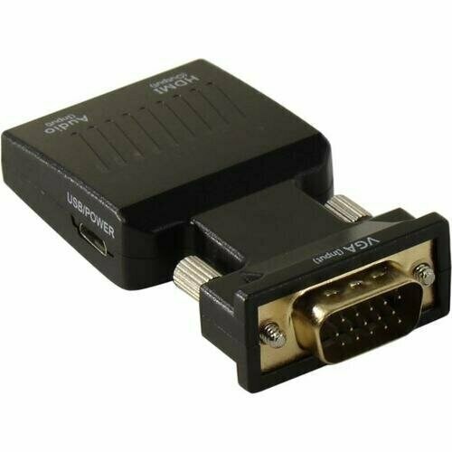 Переходник VGA -> HDMI Vcom CA337A переходник адаптер vcom hdmi vga cg558 0 1 м белый