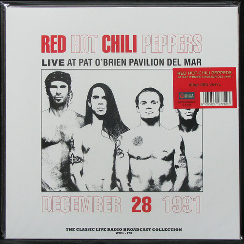 Виниловая пластинка Second Red Hot Chili Peppers – Live At Pat O'Brien Pavilion Del Mar (red vinyl)