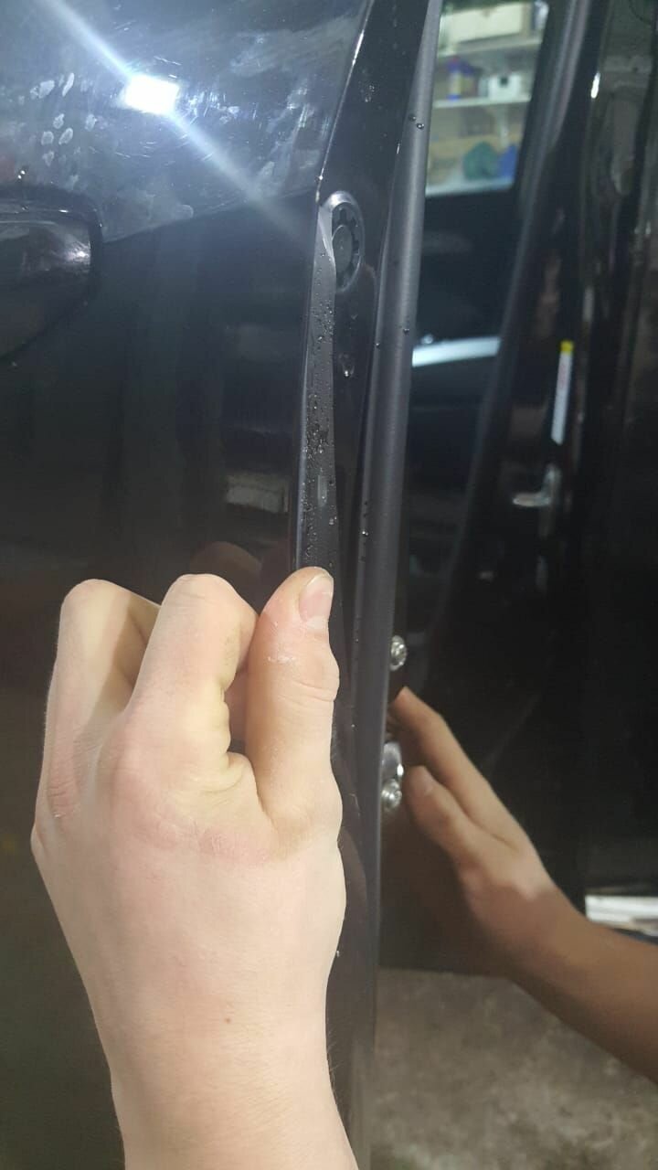 Защитная плёнка на кромку двери винил — фото 1