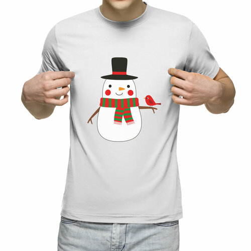 Футболка Us Basic, размер 2XL, белый мужская футболка царевна с игрушечной птичкой l белый