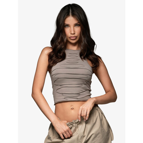 Топ XSAI, размер L, бежевый