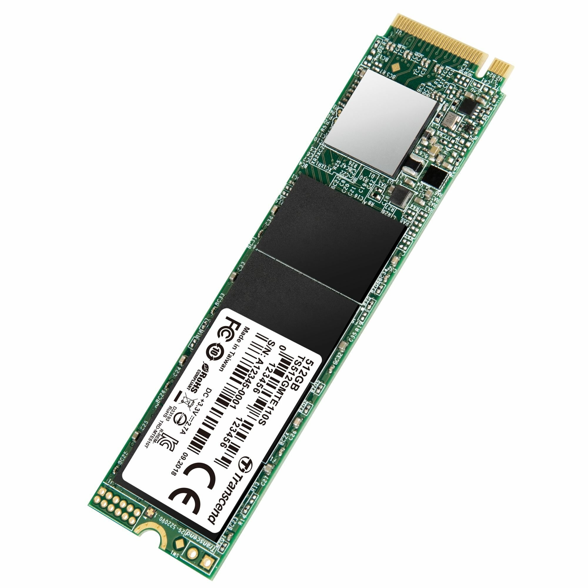 SSD накопитель Transcend 512ГБ, M.2 2280, PCIe 3.0 x4, NVMe, M.2 - фото №8