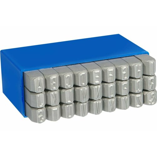 Набор латинских буквенных клейм MASUS 5 мм