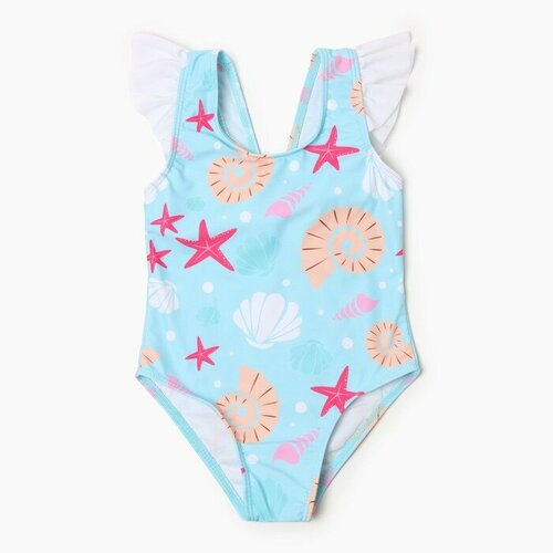 фото Купальник minaku, размер 116/122, голубой