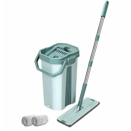 Швабра с отжимом / Ведро со шваброй 8 литров