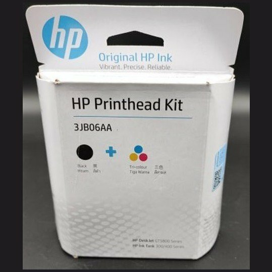 Комплект печатающих головок HP M0H50A + M0H51A для принтеров HP DeskJet GT5810, GT5820, GT5822, HP Ink Tank Wireless 410, 415, 418 (О) черная + цветна (3JBO6AA)