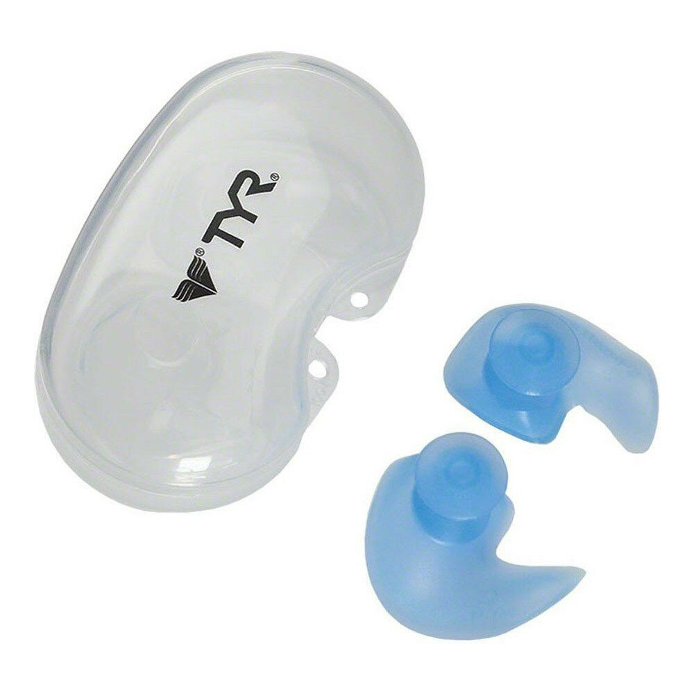 Беруши для плавания Silicone Molded Ear Plugs TYR, Cyan