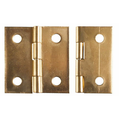 Петля для шкатулок 24*24 мм золотого цвета (10 штук в комплекте)