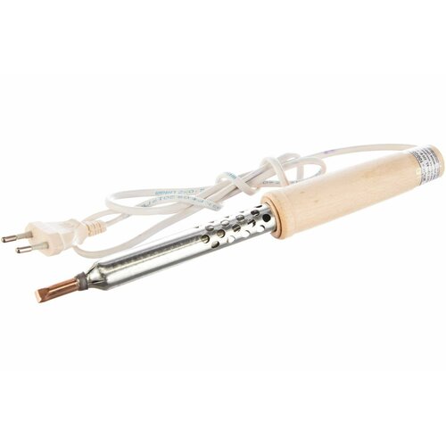 Электрический паяльник Точно-прочно 100W деревянная ручка 4249 89400₽
