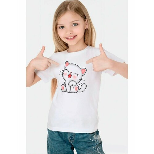 фото Футболка solar wings, размер 128, белый