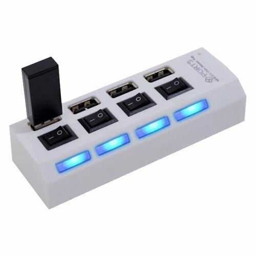 USB Hub разветвитель на 4 USB с выключателями 21900₽