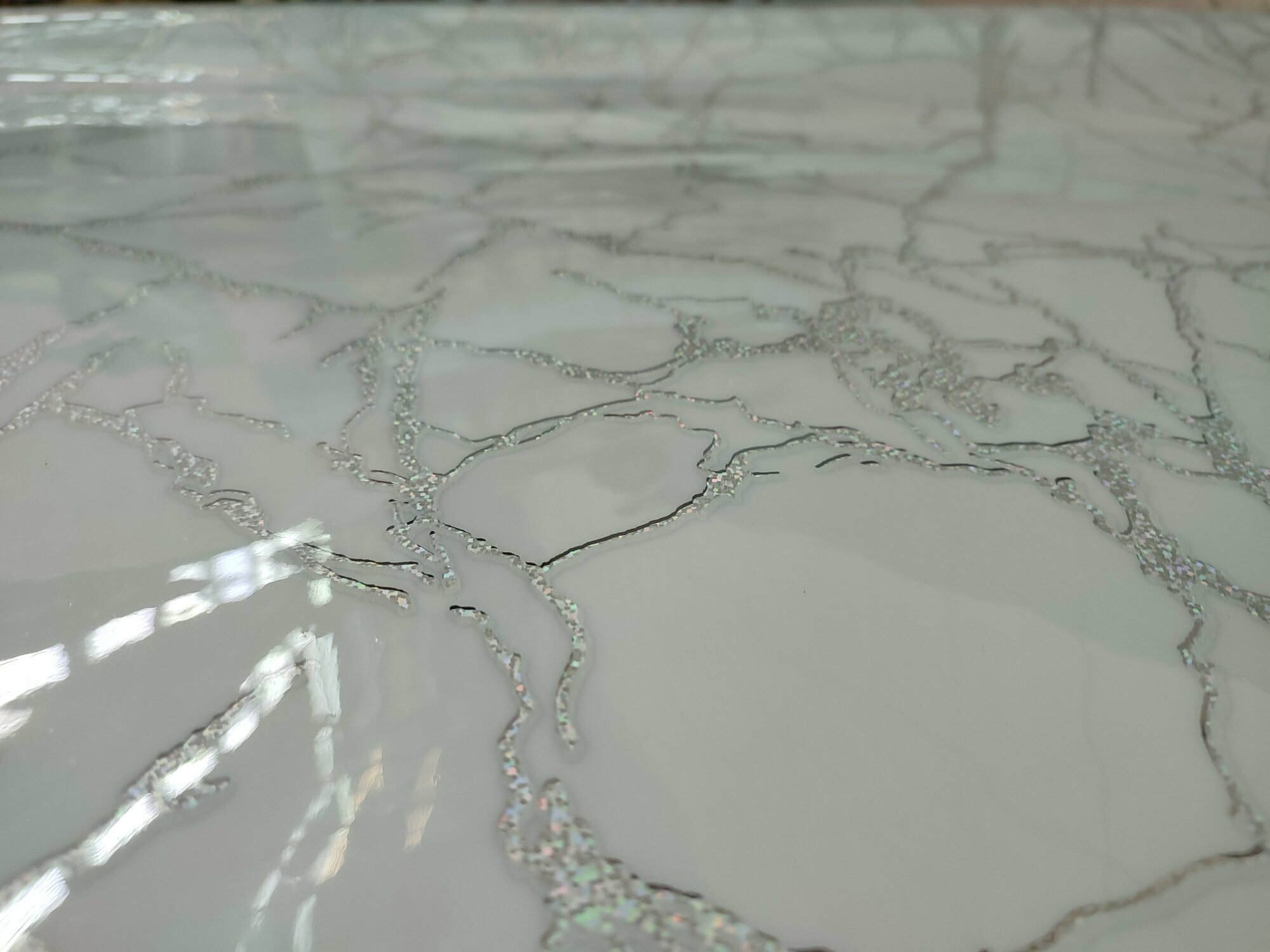 Силиконовая скатерть на стол гибкое стекло мягкое стекло 120x180 см цветная 0.7мм