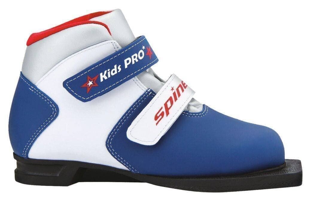 Ботинки лыжные NN 75мм SPINE Kids Pro c липучкой 399 р35