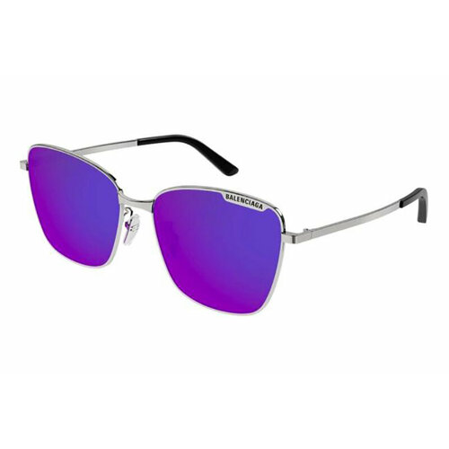 Солнцезащитные очки BALENCIAGA, серый, фиолетовый