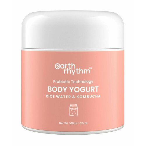 Крем-йогурт для тела с рисовой водой и комбучей / Earth Rhythm Rice Water & Kombucha Body Yogurt