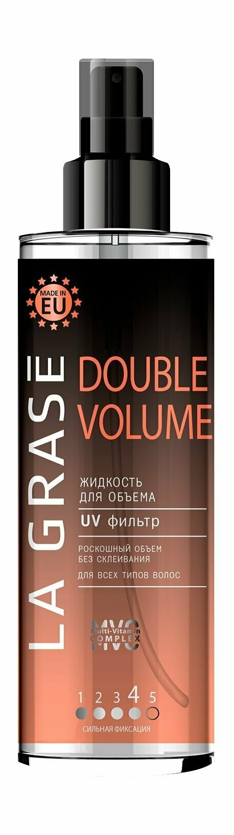 Жидкость для объемной укладки волос / La Grase Double Volume